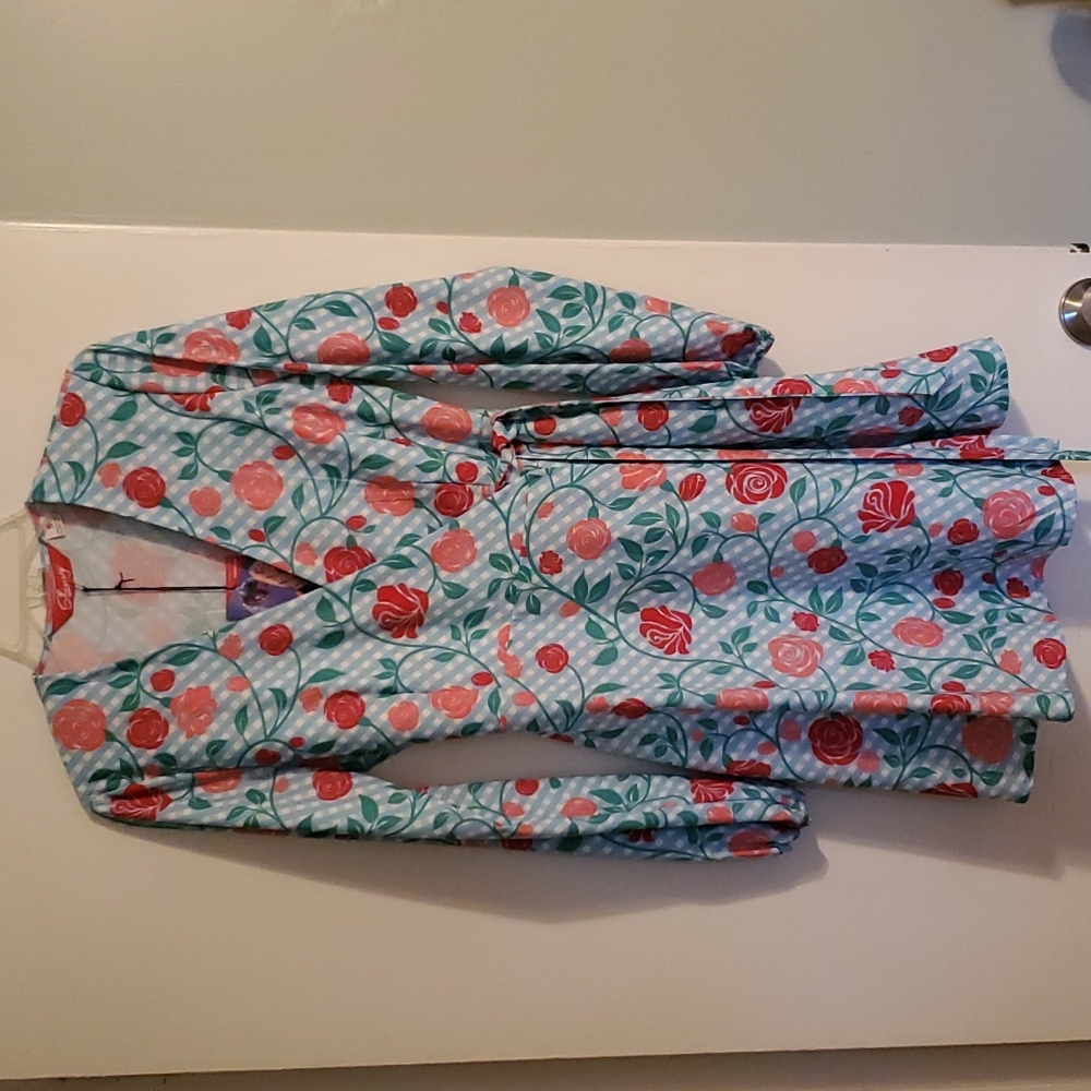 Shinesty floral wrap dress